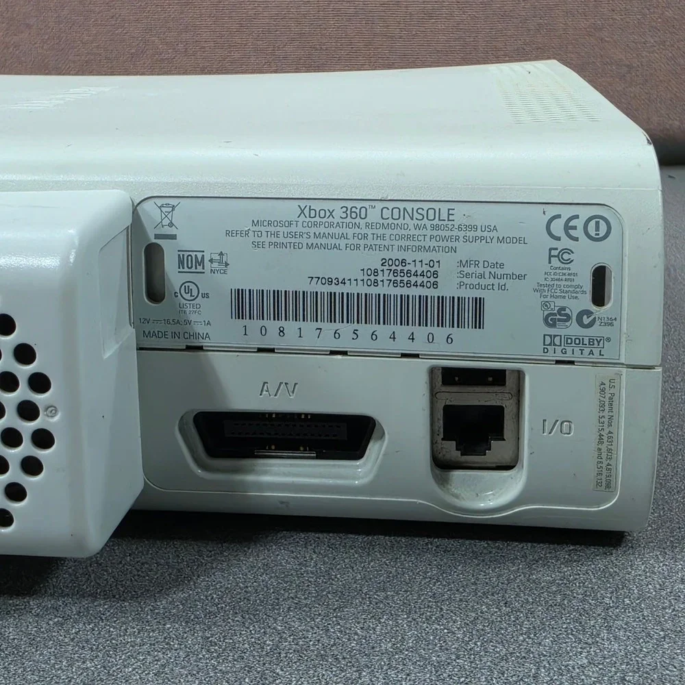 Microsoft Xbox 360 Video Game Console Nyko Intercooler EX UNTESTED-Console only.